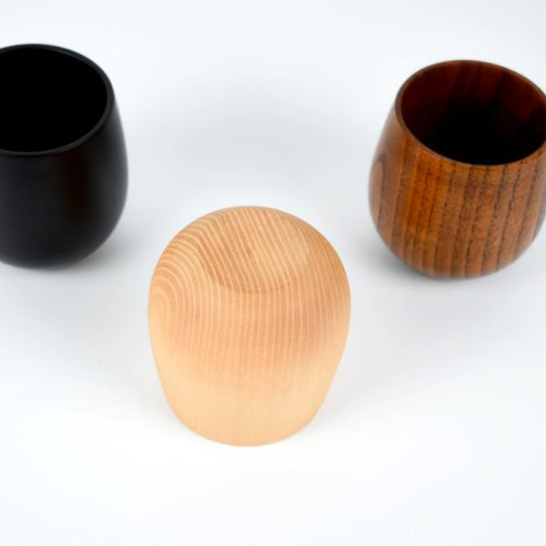 Big Belly Retro Tea Cups 250ml Large Capacity Wood Grain Coffee Cup