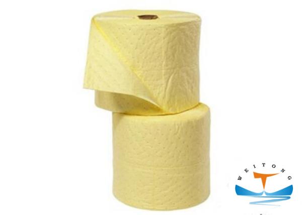Spill Response Industrial Oil Absorbent Rolls 2-5mm Thickness With High Absorbency