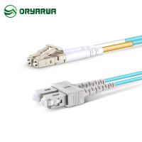 LC UPC à la corde de correction à plusieurs modes de fonctionnement optique de fibre de duplex de Sc UPC OM3
