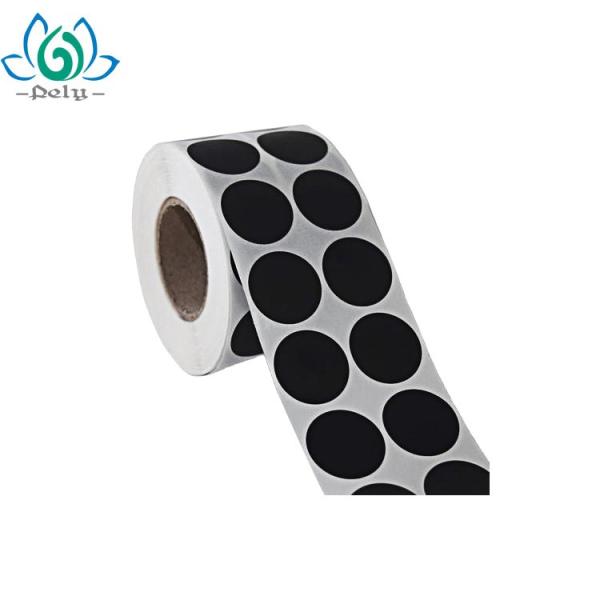 Waterproof Black Color Shampoo Bottle Adhesive Vinyl Stickers