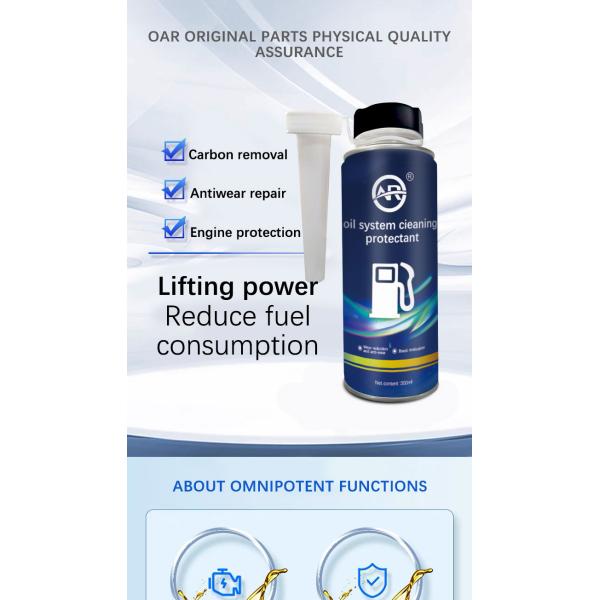 Proceso de limpieza profunda del sistema de combustible Protector de limpieza para el cuidado del automóvil