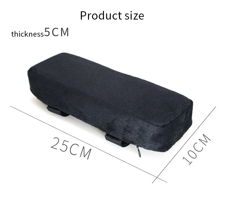 Office Chair Armrest Pads Lightweight Purple Grey Cushion Removable Washable Memory Foam