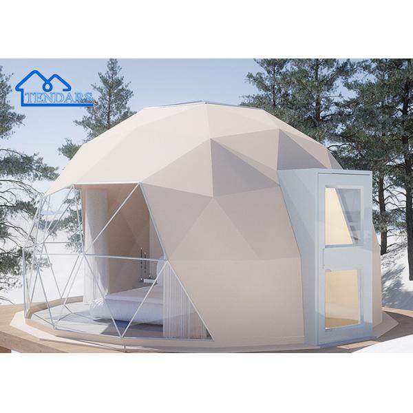Four Season 8m Dia Glamping Hotel Tent Galvanized Steel Frame Waterproof Fabric for Beach Retreats
