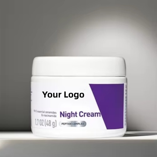OEM ODM Korean customized collagen ceramide night cream anti-aging, anti wrinkle, firming facial moisturizing cream
