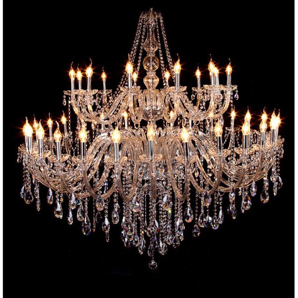 Customized European Luxury LED Chandelier with 4100K Neutral White Light 30000 Hours Lifespan and 360° Beam Angle