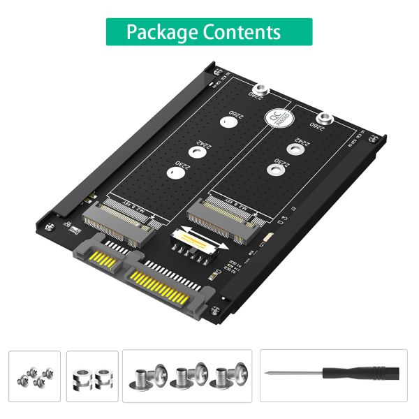 Dual M.2 B Key/B&M Key SSD to 2.5
