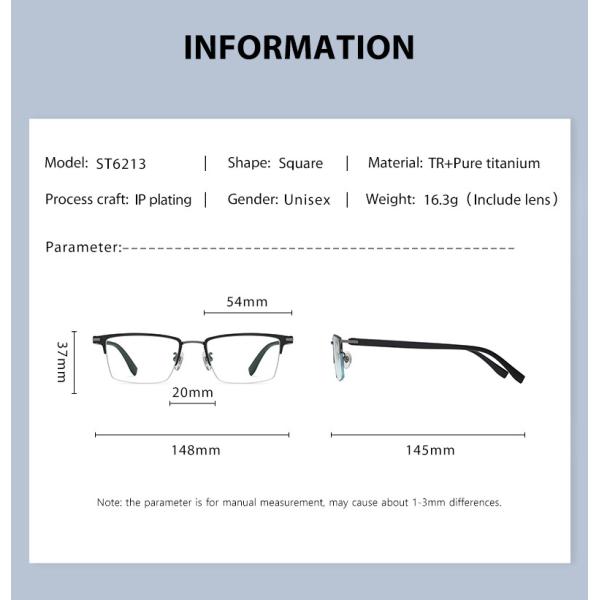 Комбинированные очки OEM/ODM, полуоправа, блокирующие синий свет, очки