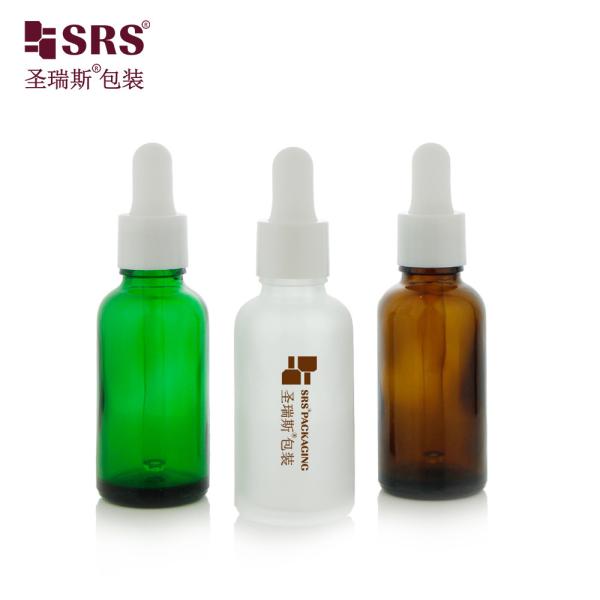D001 Solution de stockage des huiles essentielles 18/415 Bouteilles en verre avec gouttelettes brillantes de 5 ml 10 ml 15 ml 20 ml 30 ml 50 ml 100 ml Tailles