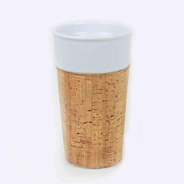 Heat Insulation Natural Cork Fabric Breathable Cork Cup Sleeve Reusable OEM