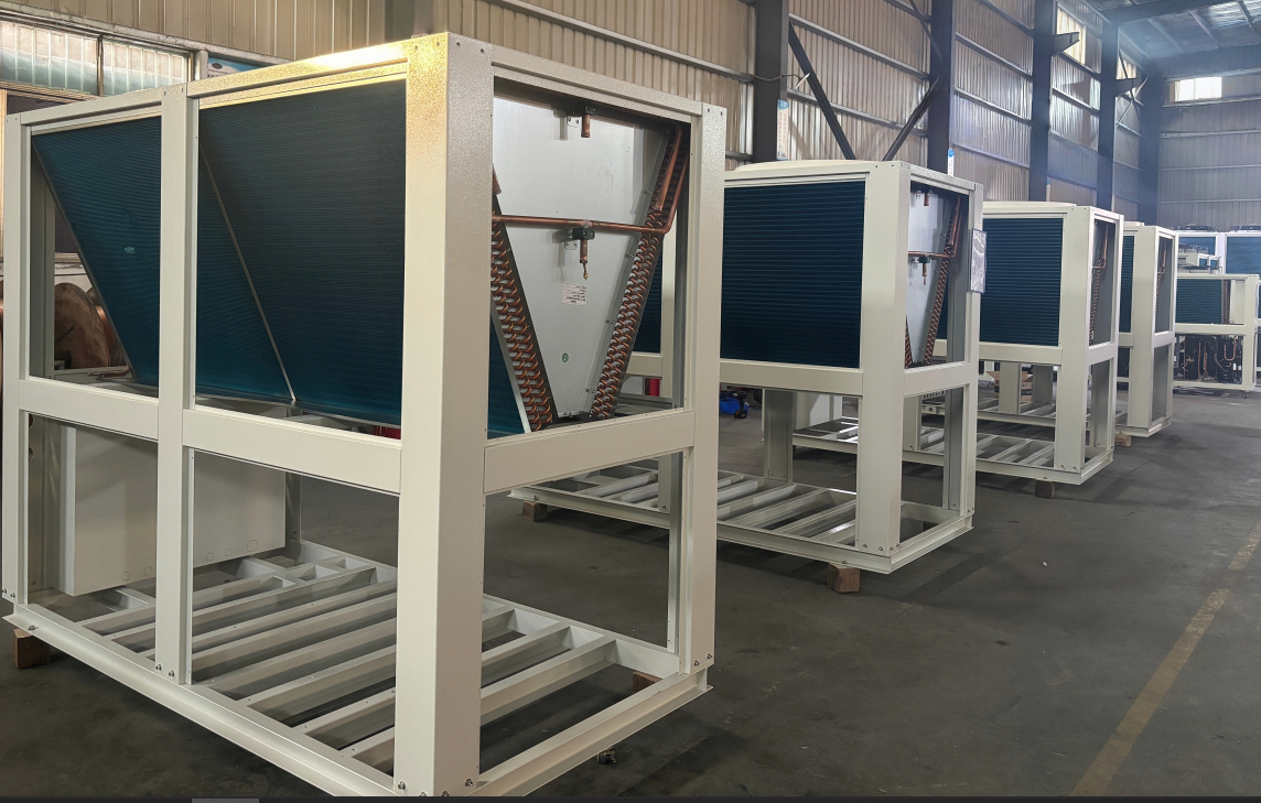 15HP Inverter Air-cooled Scroll Chiller, Inverter Chiller, Air-cooled Chiller, Industrial Water Chiller, Scroll Chiller, Energy-efficient Chiller, PLC Chiller Control, Industrial Cooling System