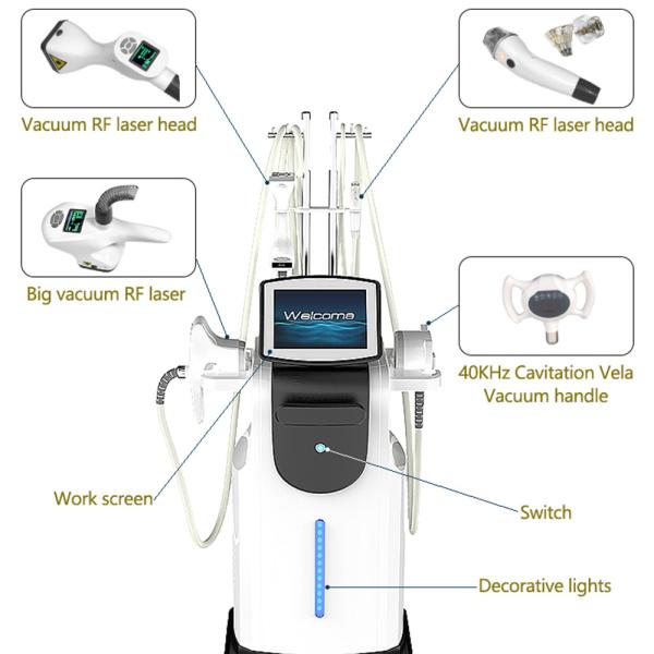 A máquina da remoção das celulites do laser de , limpa a máquina de contorno do corpo não cirúrgico