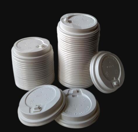 Total 11 KW Cup Lid Machine , Water Pressure 0.2MPa Plastic Lid Forming Machine