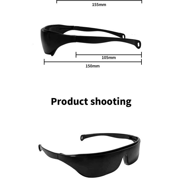 Hair Removal Goggles CE Ansi Z87 Beauty Anti Laser Protective Eyebrow Eye Mask OPT IPL Shading E Light Eye Patch