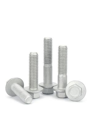 Stainless Steel Flanged Hex Bolts Grade 12.9 M10 Automotive Bolt Half Threads