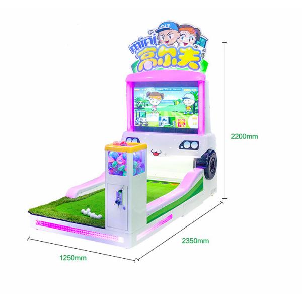 Машины занятности мини-гольфа будочек управляемые монеткой, машины аркады детей коммерчески
