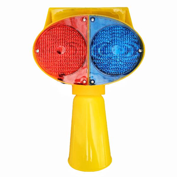 Светодиодный Конусный Свет Баррикада Светодиод солнечной безопасности Предупреждающий свет Солнечная дорога Строительство дорога безопасности движения