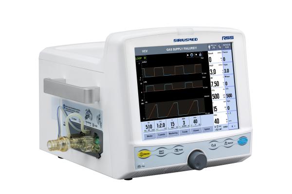 Compact Size Siriusmed Ventilator Patient Settings Automatic Stored