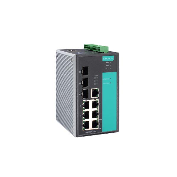 Moxa EDS-510A Series switch 7+3G-port Gigabit managed Ethernet switches