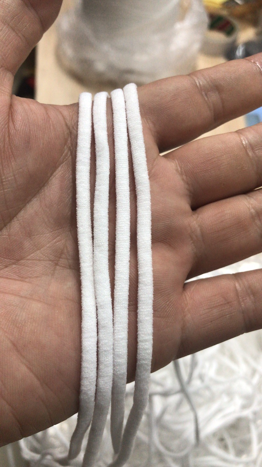 Прочный шнур 3mm 5mm эластичный Earloop для медицинской зубоврачебной маски