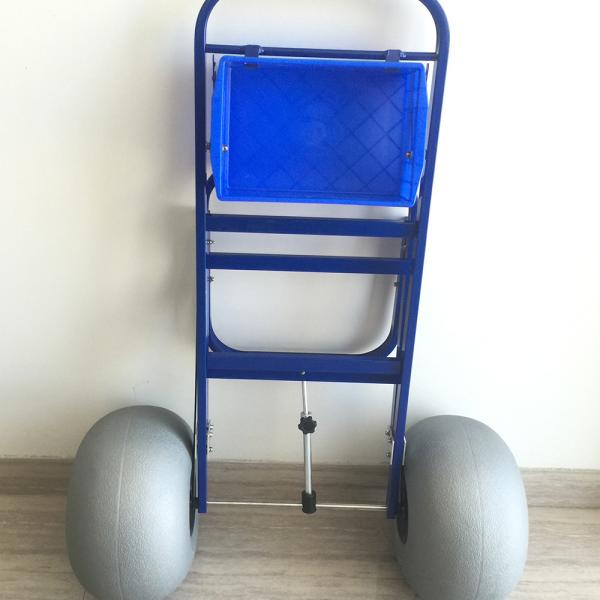 Outdoor Surfboard Fishing Cart Foldable Collapsible Utility Aluminum Beach Fishing Cart