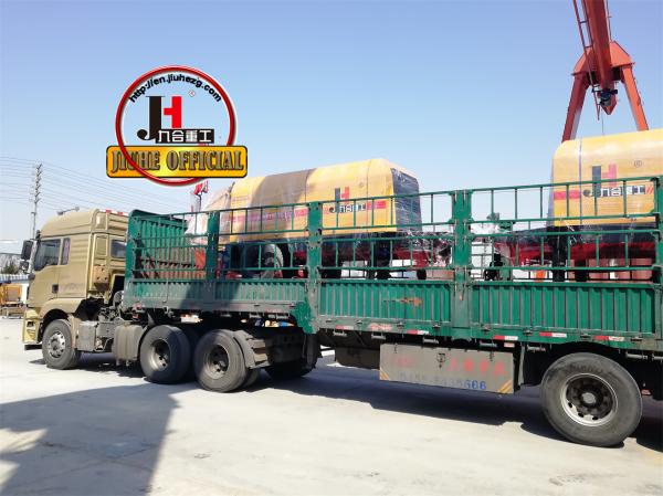 JIUHE Trailer Concrete Pump 80m3 H Electric Concrete Pump Pouring Machine Sale California Los Angeles