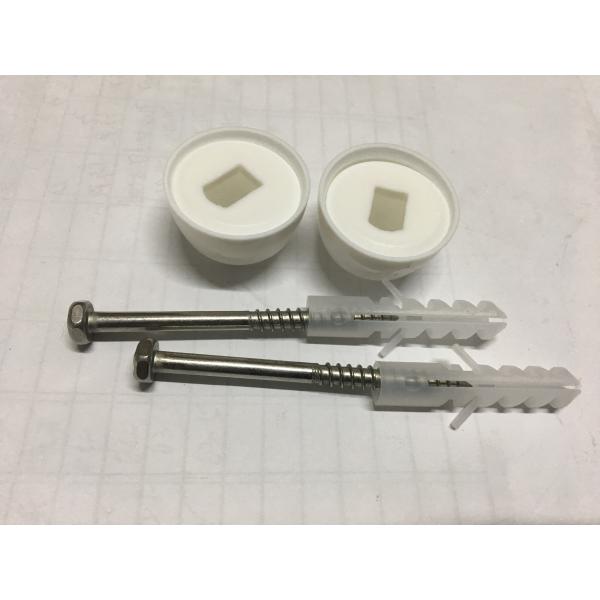 Vertical Ground Fixed Toilet Anchor Bolts , Toilet Bowl Mounting Bolts 6*70mm