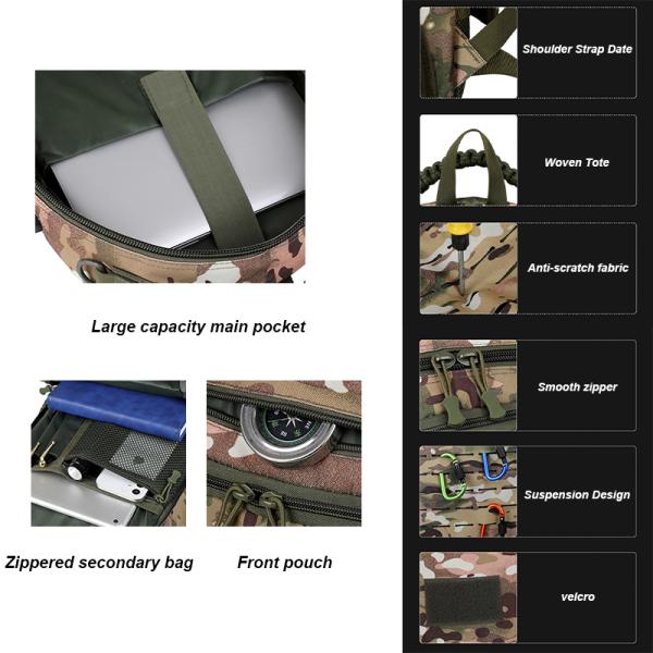 Mochilas de excursión militares multifuncionales de gran capacidad para deportes de campamento al aire libre