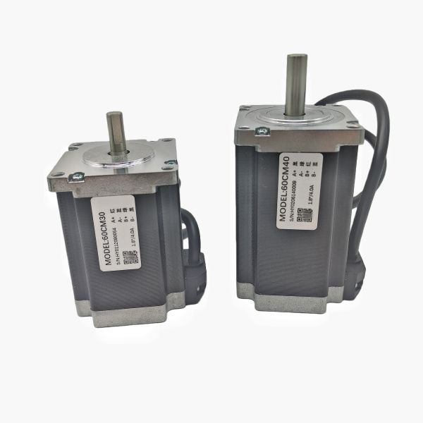 60CM30 60CM40 Bipolar Stepper Motor with 60mm Frame, 4A Rated Current, and 3.0N*m Holding Torque for CNC and Automation