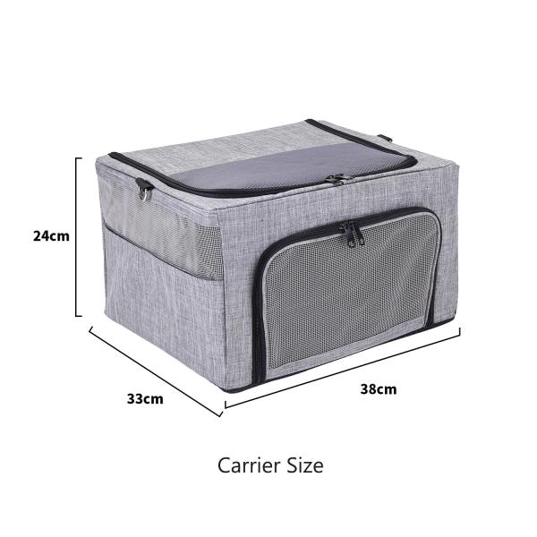 Коробка собаки сетки Оксфорда несущей перемещения любимца ремня безопасности на открытом воздухе Breathable