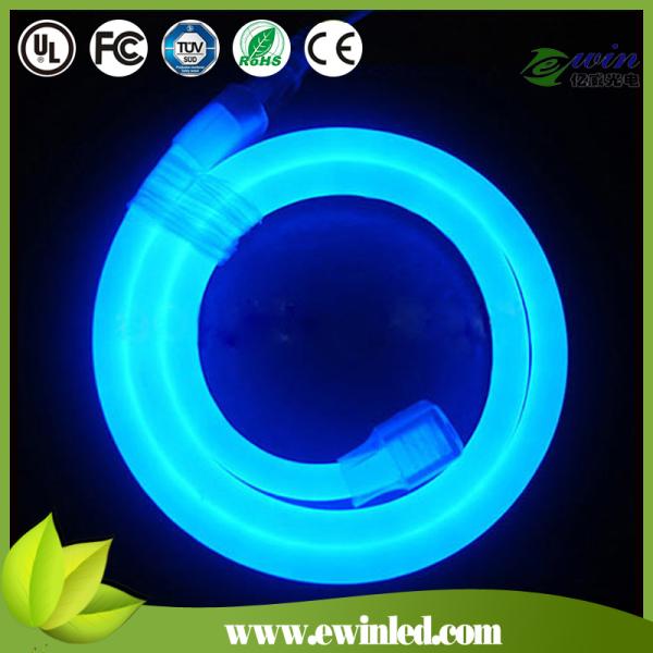 220V DIP 80LEDs/M LED Neon Flex 14*26mm Blue Waterproof