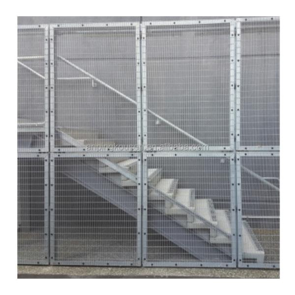 Modern Stylish Iron Garden Security Fence 358 Anti-Climb Malaysia Clear Vu Mesh Fence