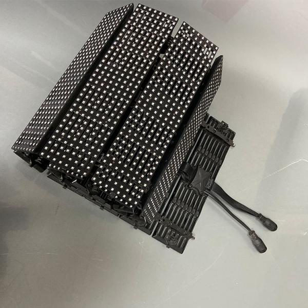 Тонкий дисплей приведенный СИД P10 занавеса складной на открытом воздухе прозрачный