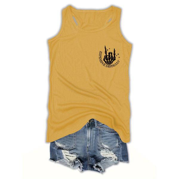 Custom Athletic Tank Tops Unisex Sleeveless Vest Ladies Ribbed Crop Top Custom Logo