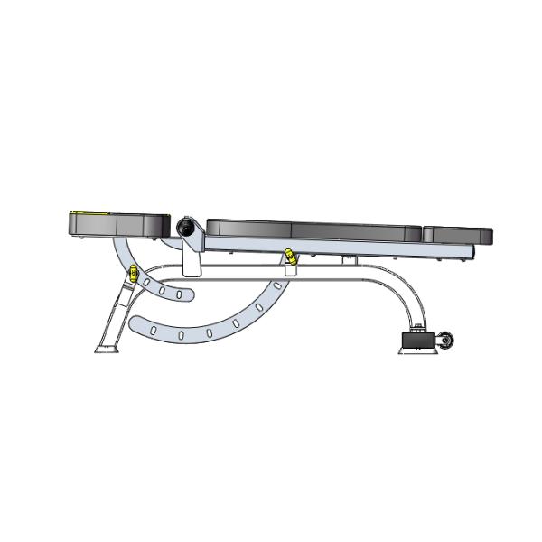 Medium Loader Commercial Gym Equipment Weight Bench Super Adjustable Bench 1500*600*800mm
