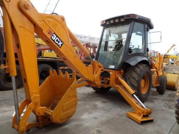 Used JCB 3CX Backhoe Loader 4 In 1 Bucket 74HP For Utility Work