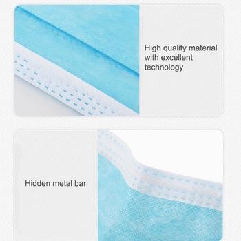 Disposable Personal Non Woven Disposable Face Mask Wholesale 3 Layers Disposable Face Mask for COVID-19
