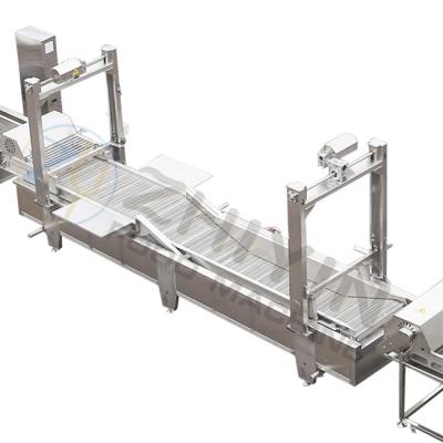 Diesel Heating French Fries Production Line Fresh Frozen French Fries Machine