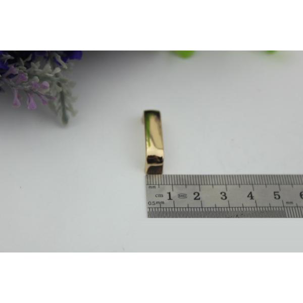 Luxury handbag fitting light gold zinc alloy 20 mm metal arch bridge with high polishing