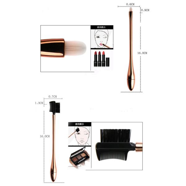 Personal Face Beauty Full Makeup Brush Set 0.2kg Single Gross Weight CNAS