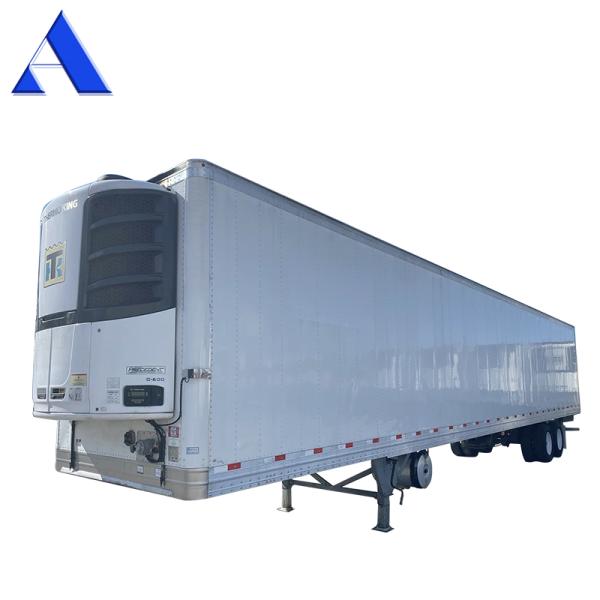 13 toneladas de eje Alex Termo Rey Refrigerador 53 pies aislado Van Box Semirremolque camión remolques para necesidades de transporte