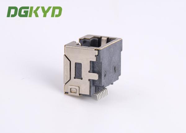 Écran personnalisé 8p8c SMD Rj45 Keystone Jack, connecteur Ethernet à profil extrêmement bas