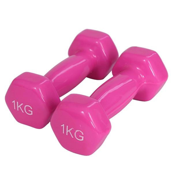 Durable 5cm Fitness Neoprene Dumbbell Indoor Sport DW Vinyl Coated Hand Weights