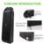 Reusable Li Ion Electric Pack For Bike Rechargeable Ultraportable