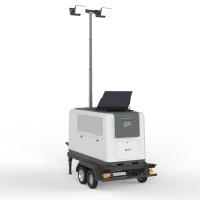 Tour de lumière mobile de 4 kW 150000LM IP54 Générateur portable Tour de lumière
