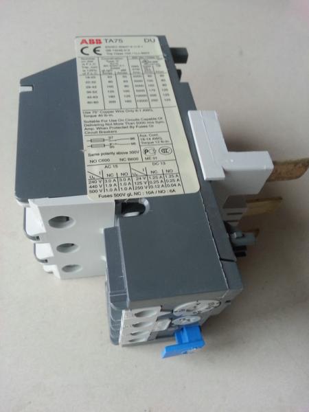ABB TA75DU63 45 - 63A , 600V For Auto Cutter GT7250 Machine Parts 904500283