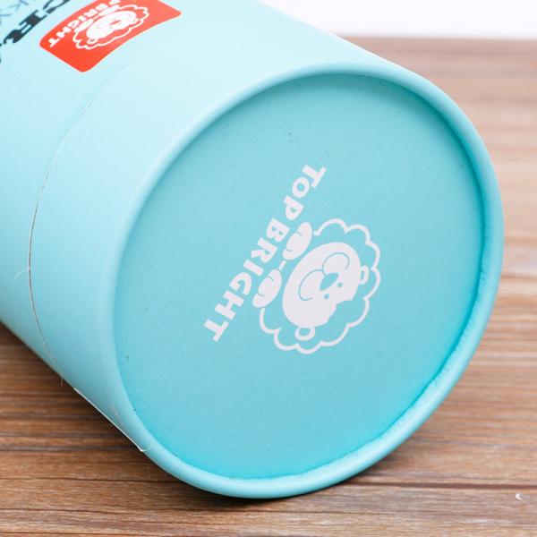 Eco friendly Round Food Grade Cylinder Tube Luxury Custom Logo Cardboard Gift Tea Bag Coffee Packaging Paper Round Box