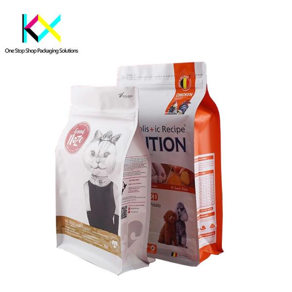 High Barrier Flat Bottom Zipper Bag For Pet Food Pouch Cat Food Pouch 500g, 1kg ,5kg, 10kg