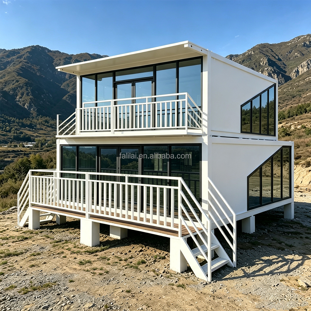 Small 10ft Expandable Prefab Modular Flat Pack Folding Design Durable Steel Frame Container House for Office Use Mobile House