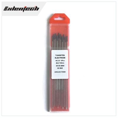 Grey WC20 TIG Welding Tungsten Electrodes 2% Ce 3/32X 7 10Pcs