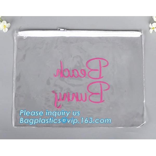 have fashion sense bag,classic cosmetic bag,space utilization,Pvc Document Clear Plastic Snap Button File Bag bagease